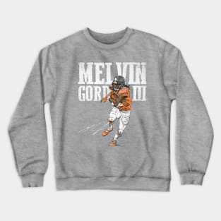 Melvin Gordon III Denver Bold Crewneck Sweatshirt